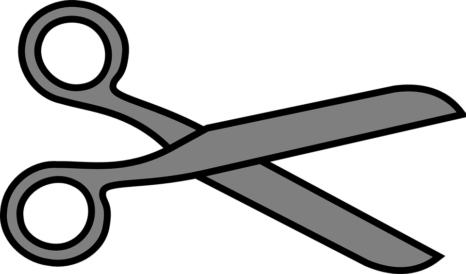 Codes For Insertion - Cartoon Scissors (960x565)
