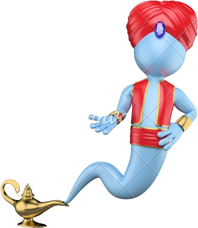 3d White People - Genie 3d (727x800)