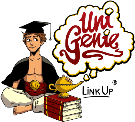 Uni Genie - Link Up - Cartoon (480x429)