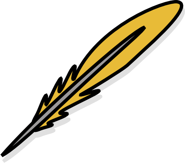 Feather Clip Art (600x530)