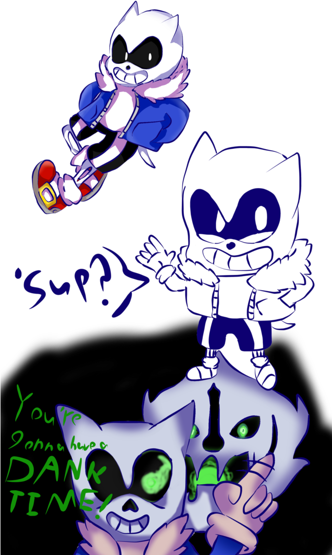Sansic By Bluememes - Cartoon (673x1188)