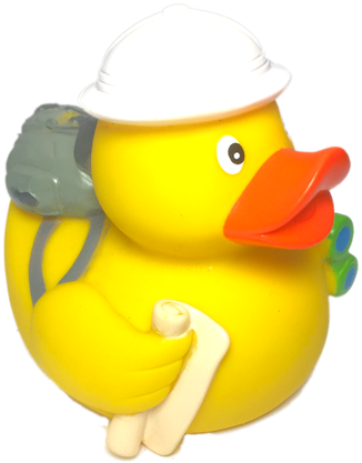 Backpack Explorer Rubber Duck - Duck (500x500)