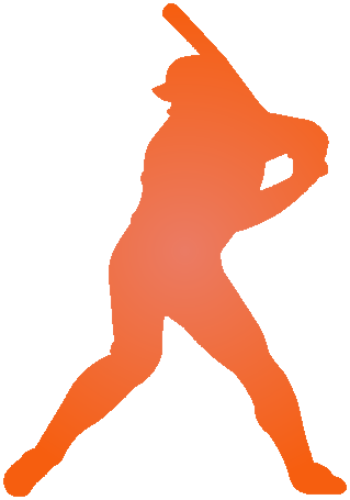 Baseball Player Silhouette (319x455)