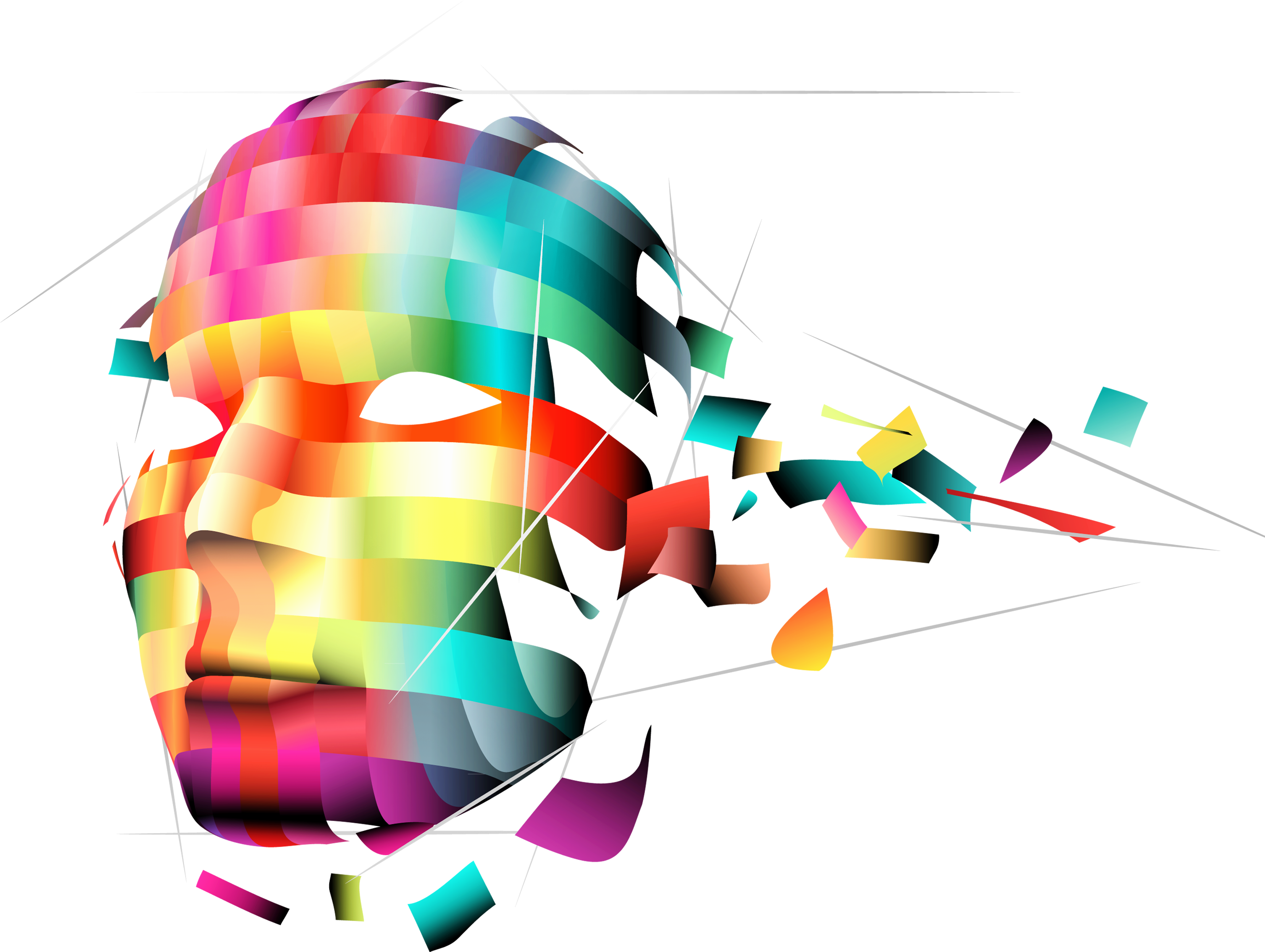 Template Pixel Face - Template Pixel Face (3470x3369)