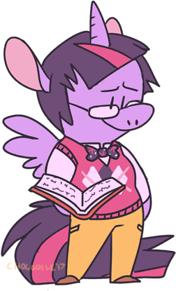 Academic Butch - Cartoon (400x419)