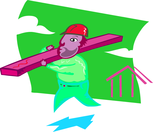 Stepper Carpenter - Carpenter Clipart (600x517)