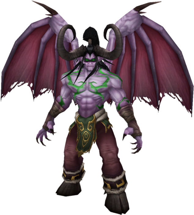 Illidan Stormrage Wow Model (654x711)