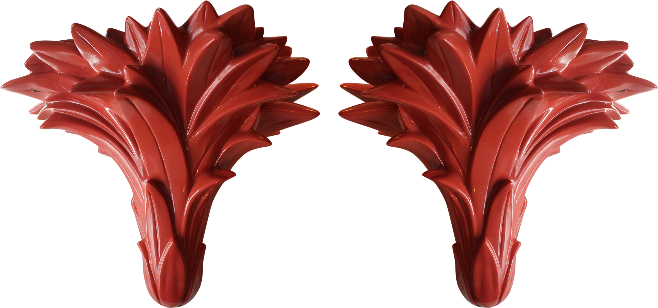 Wall Sculpture Sconces - Bromelia (2384x1248)