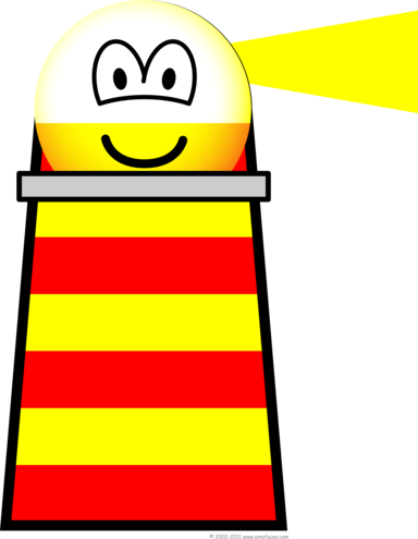 Lighthouse Emoticon - Emoticon (384x495)