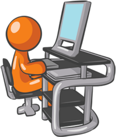 3-day Showdown By Computer Operators Begins Today - Cartoon Computer Operator (486x500)