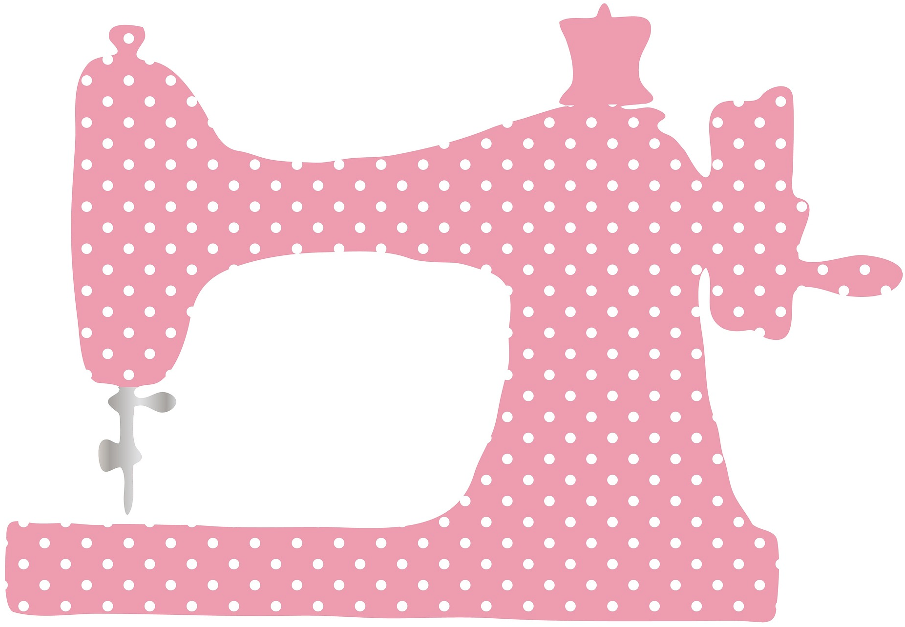 Les Hippos - Printable Sewing Machine Template (1920x1445)