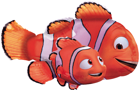 Finding Nemo Clip Art - (airfill Only) Finding Nemo & Friends Balloon Shape (480x480)