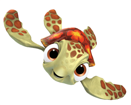 Finding Nemo - Squirt Nemo (500x403)