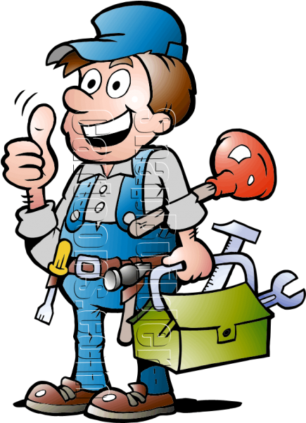 Cartoon Plumber (600x600)