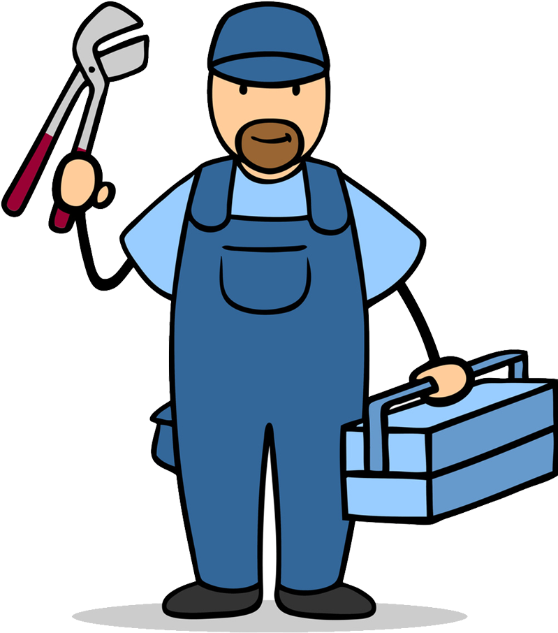 Local London Engineer - Engineer Fixing Cartoon (800x1000)