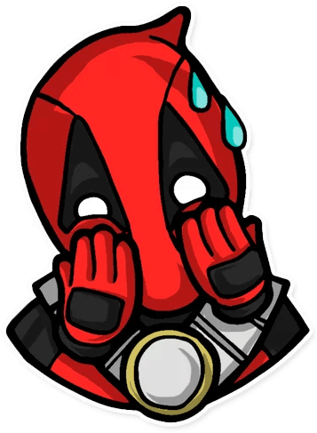 “deadpool” Stickers Set For Telegram - Стикеры Дэдпул (512x512)