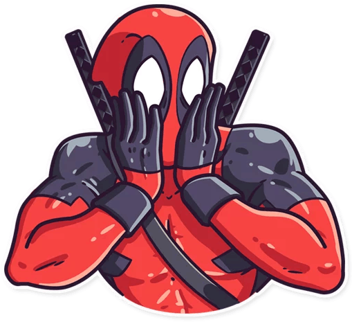 Deadpool Comic Sticker Pack - Deadpool Telegram Stickers (512x512)