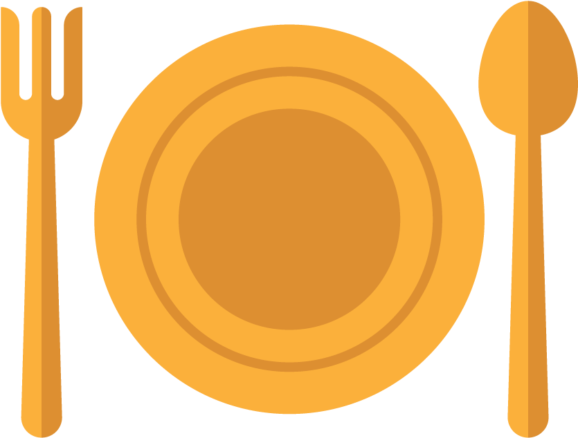 Knife Fork Plate Tableware - Fork (1366x736)