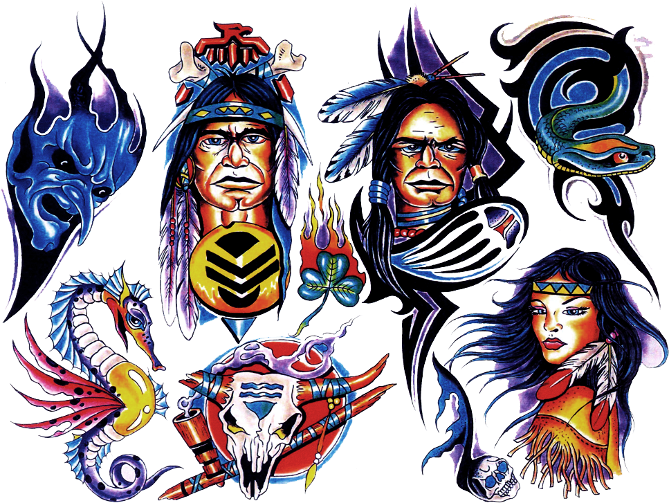 Colored Tattoo Shape - .ru (1024x768)