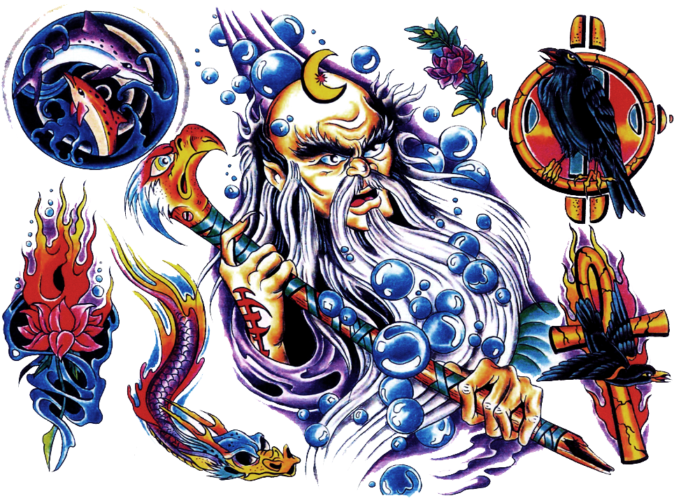 Colored Tattoo Shape - Tattoo (1024x768)