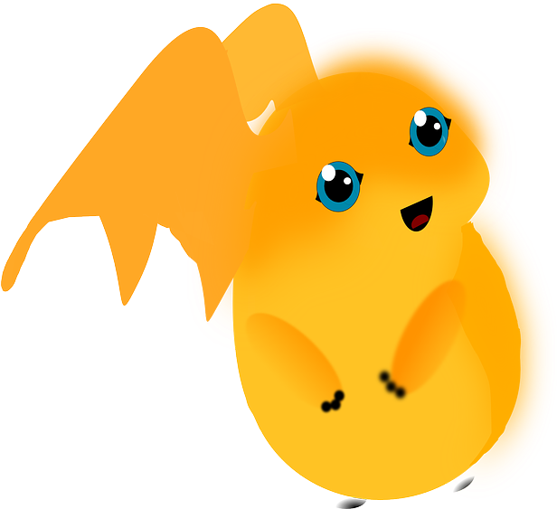 Creature, Wings, Cute, Comic, Cartoon, Anime - Comics (615x640)