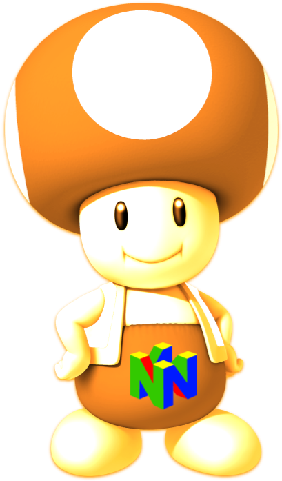 Nintendo 64 Toad - Cartoon (512x718)