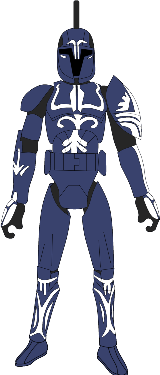 Senate Commando Captain By Fbombheart - Illustration (608x1313)