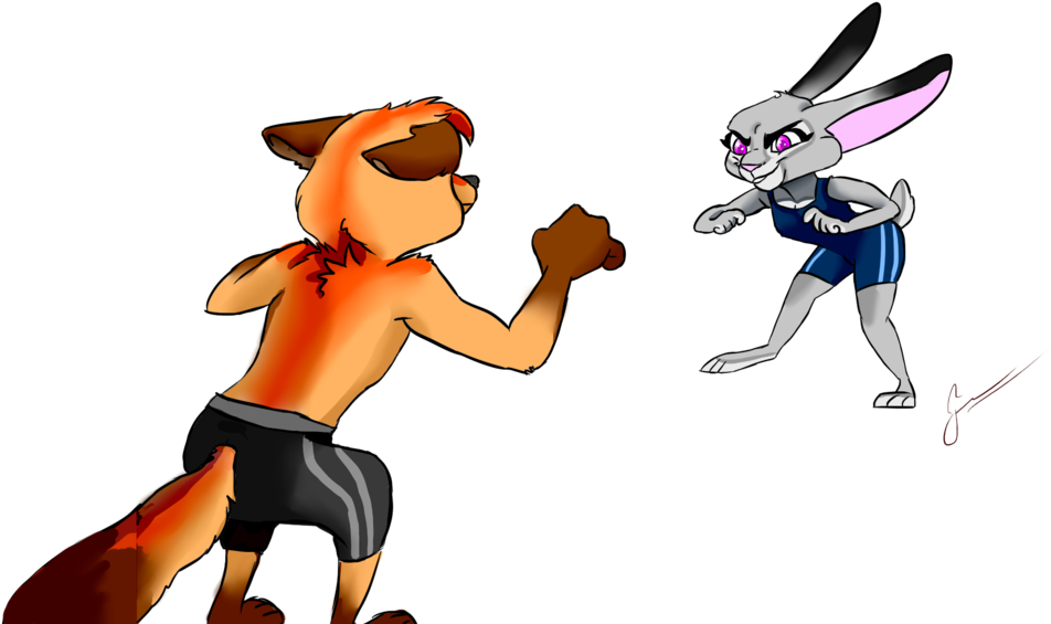 Zootopia Wrestlers Request By Darya07 - Zootopia (1024x576)