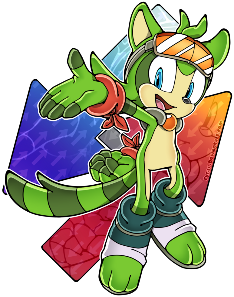 Sonic Fan Characters Lemur (955x1200)