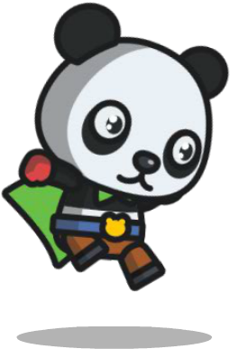 Super Panda - Cartoon (600x500)