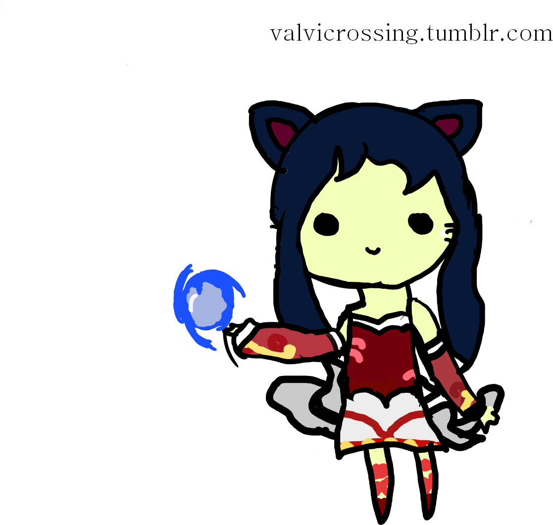 Ahri Drawing - Cartoon (1600x1200)