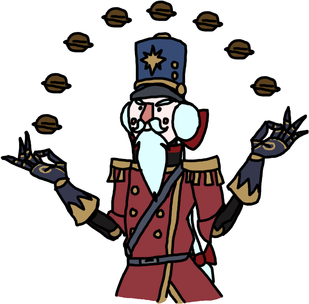 Mecry And Nutcracker Zenyatta - Illustration (1164x1062)