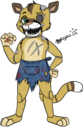 Fnaf Lion Oc (373x559)