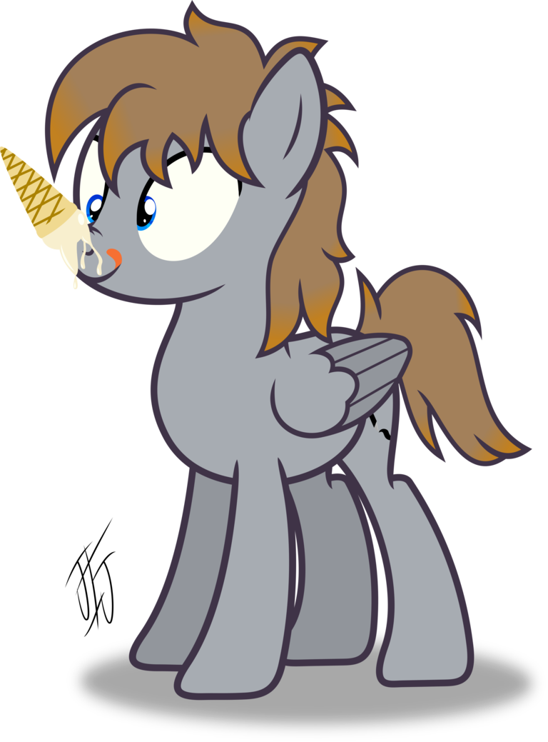 Scribbles Ice Cream Lick Lick By Mlp-scribbles - Cartoon (768x1039)