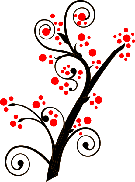 Tree Branch Lungs Clipart (444x599)