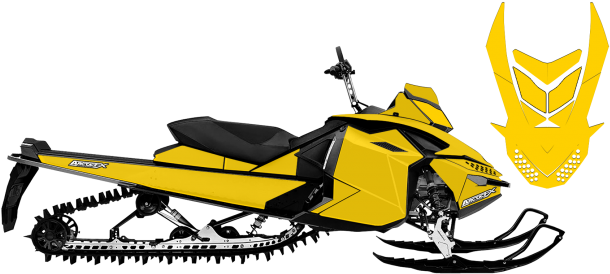 Solid Color Wraps Designs - Ski-doo (650x312)
