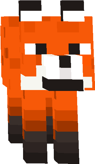 Minecraft Fox - Face - Minecraft Fox (309x532)