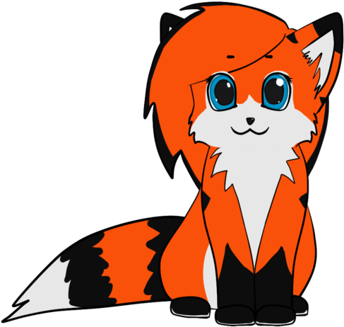 Fuzzyredfox By Shinybluefox - Cartoon (1024x576)