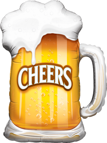 Beer Mug Foil Balloons (377x500)
