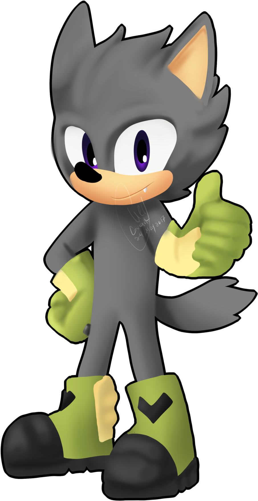 Sonic Forces - Cartoon (1024x1863)
