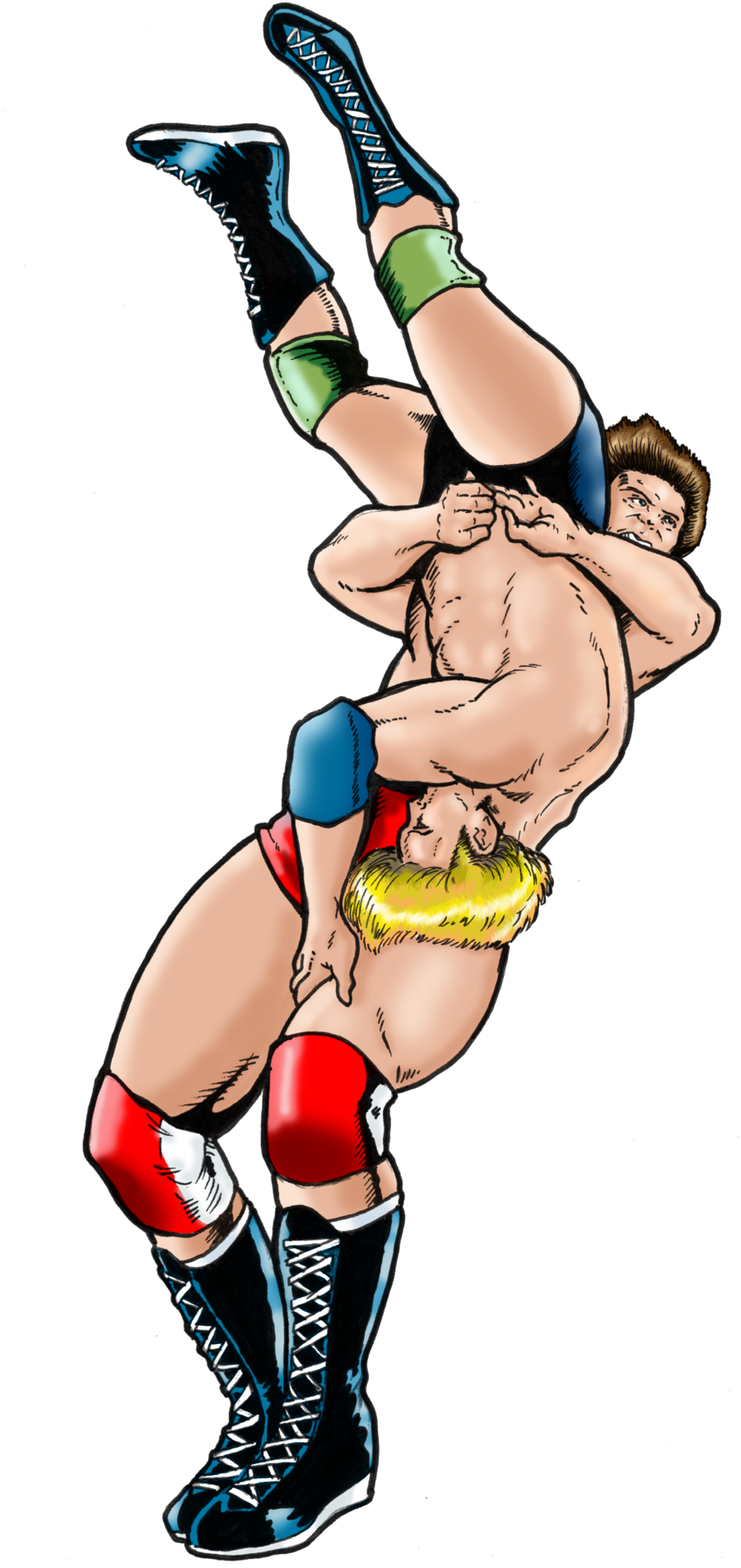 Finish Him - - Deviantart Mixed Wrestling (900x1905)