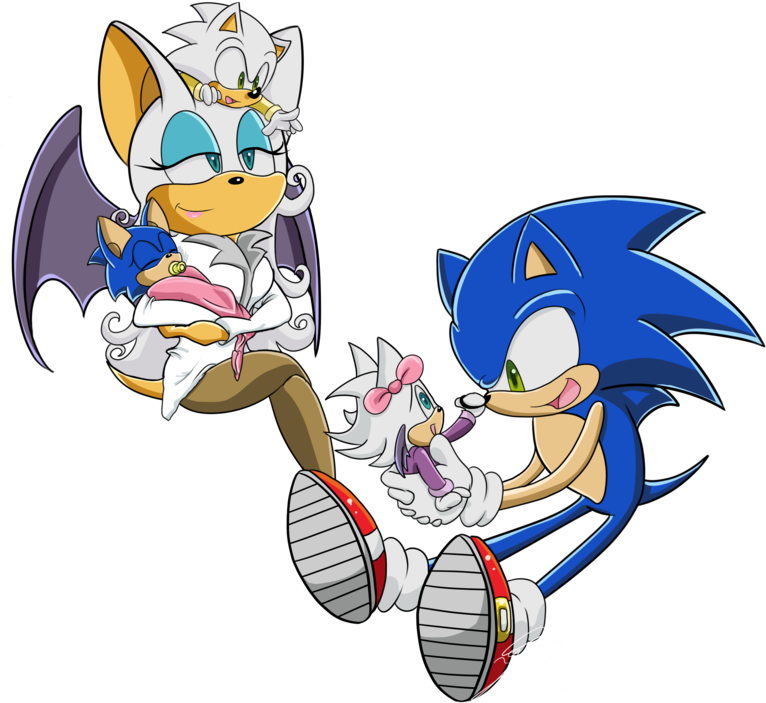 Sonic Babies - Sonic The Hedgehog (800x753)