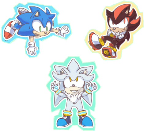 Silver The Hedgehog Gif (500x500)