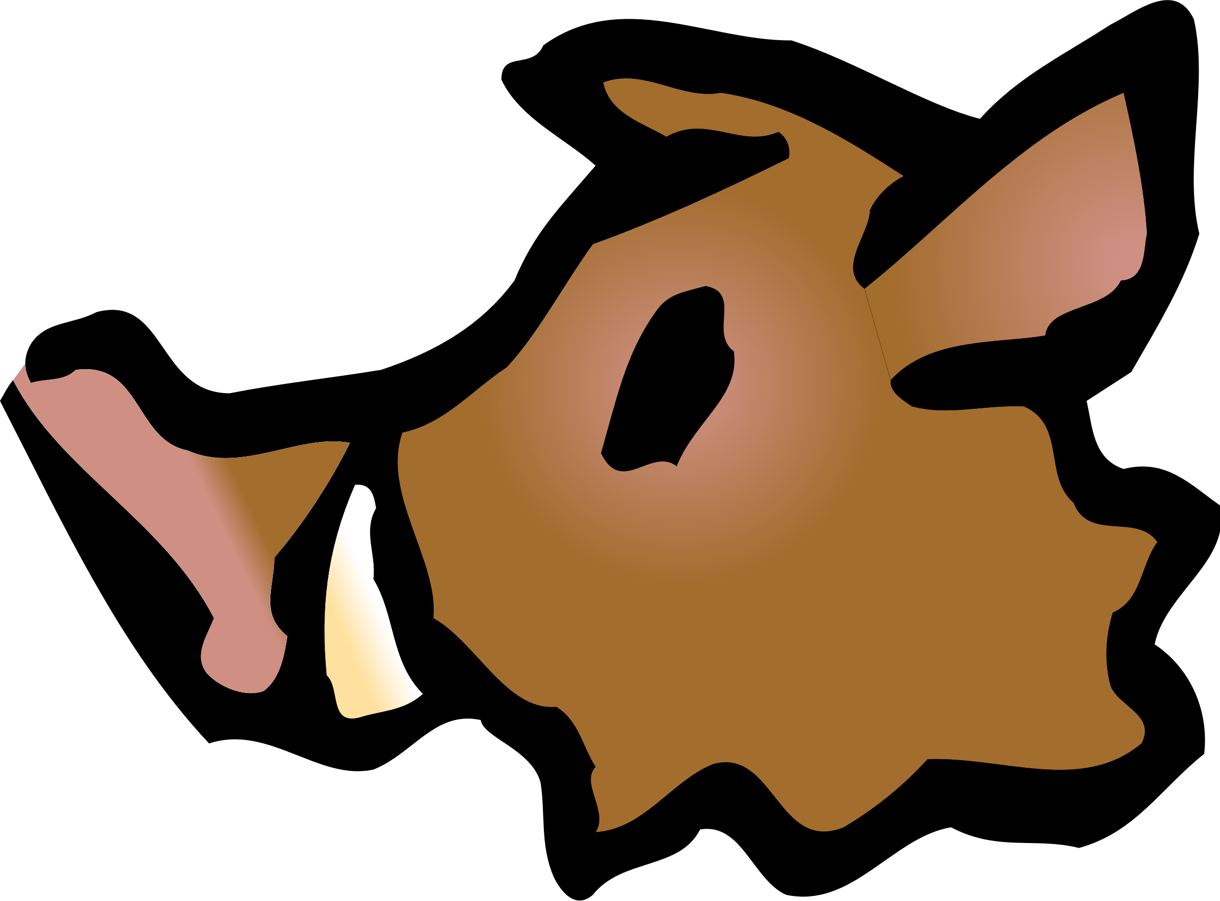 Boar Icon - Icon (2400x1772)