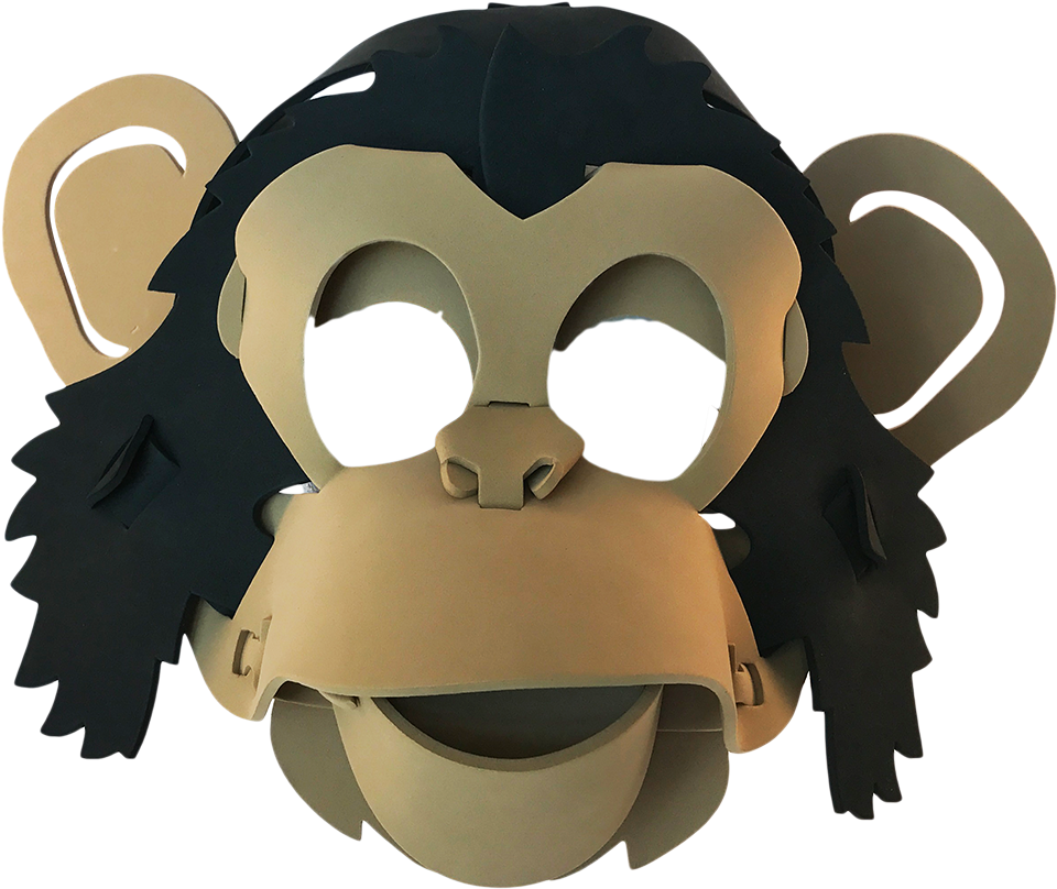 Monkey Masks - Mask (1000x1000)