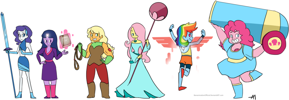 Pony Gems - Cartoon (1024x368)