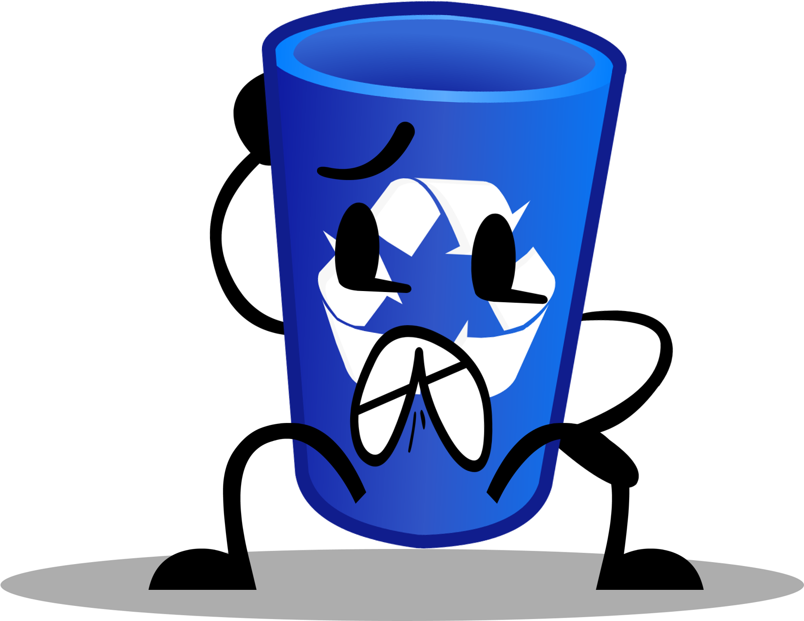 Recycling Bin New Pose - Recycling Bin (1650x1292)