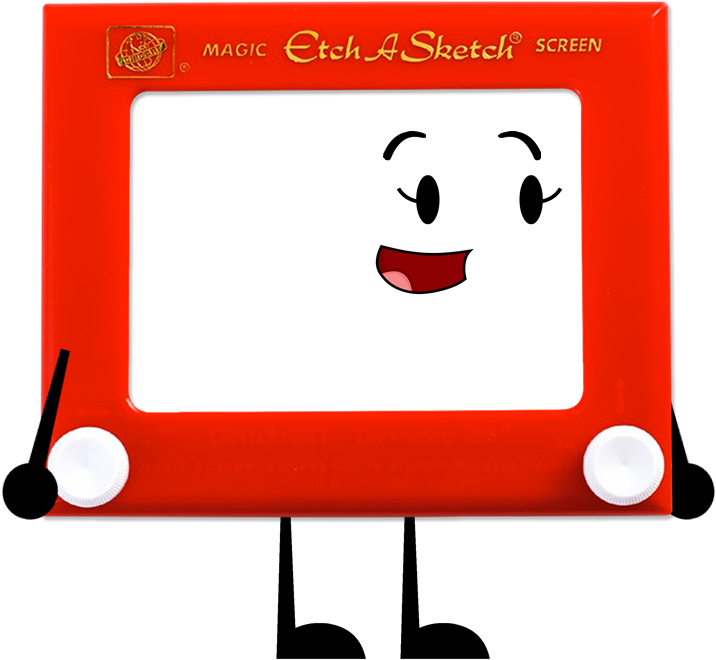 Etch A Sketch Pose Bf1108 - Bfdi Etch A Sketch (744x662)