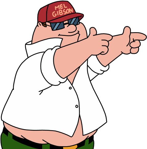 Peter Griffin Mel Gibson (495x510)