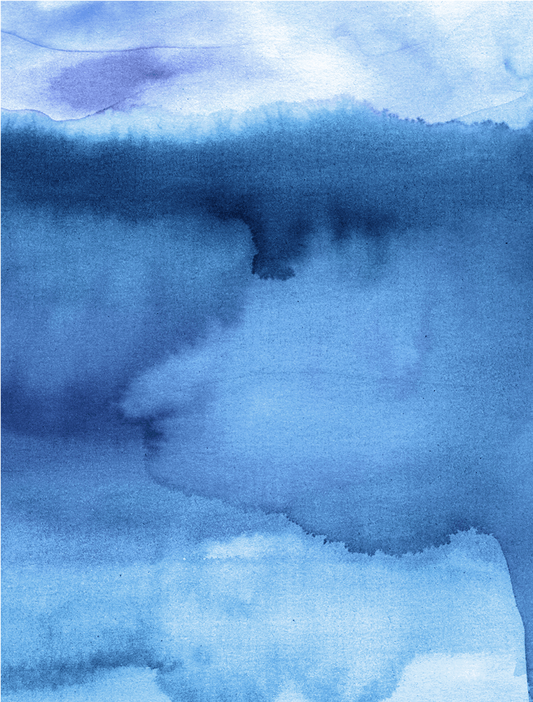 Frame Options - ' - Blues Watercolour Framed Abstract Print Size: Large, (1000x1000)